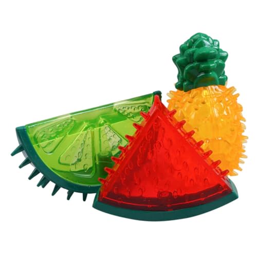 CIYODO 3Stücke Fruchtförmiges Kauspielzeug Für Hunde Quietschendes Beiß Für Welpen Langlebiges Haustierspielzeug Zur Zahnpflege Und Kühlung Zufällige Designs CIYODO 3Stücke Fruchtförmiges Kauspielzeug Für Hunde Quietschendes Beiß Für Welpen Langlebiges Haustierspielzeug Zur Zahnpflege Und Kühlung Zufällige Designs von CIYODO
