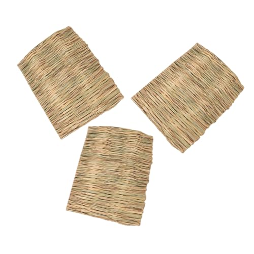 CIYODO 3stücke Naturgrasmatte Für Kleintiere Einstreubett Für Kaninchen Hamster Chinchilla Meerschweinchen Hasen Gewebtes Heu Für Haustiere Bettmatten Für Käfigzubehör CIYODO 3stücke Naturgrasmatte Für Kleintiere Einstreubett Für Kaninchen Hamster Chinchilla Meerschweinchen Hasen Gewebtes Heu Für Haustiere Bettmatten Für Käfigzubehör von CIYODO