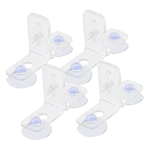 CIYODO 4 Sätze Aquarium Trennwand Set Teiliges Transparentes mit Saugnäpfen für Fischzucht und Isolation im Aquarium aus Hochwertigem Langlebig und Sicher für Fische von CIYODO