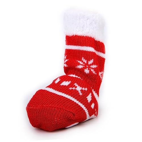 CIYODO Warme Haustier Weihnachtssocken Set Für Hund Und Katze Größe M Nicht-und CIYODO Warme Haustier Weihnachtssocken Set Für Hund Und Katze Größe M Nicht-und von CIYODO