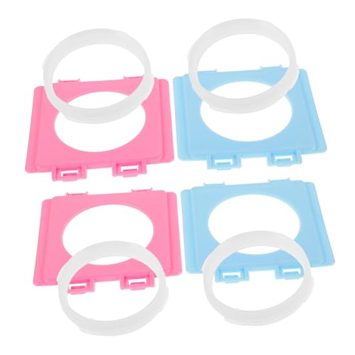 CIYODO 4 Stück Hamster Käfig Verbindungselemente Flexible Tunnel Connector für Kleintierkäfige für Hamster Meerschweinchen und Andere Kleine Haustiere Einfache von CIYODO