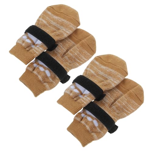 CIYODO 4stücke rutschfeste Baumwollsocken Für Hunde Warme Atmungsaktive Haustiersocken Mit Antirutschausführung Für Innenräume Und Schützende Pfotenpflege Kalten Monaten CIYODO 4stücke rutschfeste Baumwollsocken Für Hunde Warme Atmungsaktive Haustiersocken Mit Antirutschausführung Für Innenräume Und Schützende Pfotenpflege Kalten Monaten von CIYODO