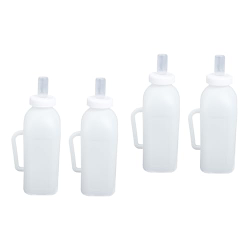 CIYODO 4 Stück Haustierflasche Kühe Babyflasche Für Welpen Und Kätzchen Welpenspielzeug Kleine Hunde Ziegenmilchflasche Spielzeug Welpe Zuverlässige Kälberflasche Kätzchen-Feeder Plastik CIYODO 4 Stück Haustierflasche Kühe Babyflasche Für Welpen Und Kätzchen Welpenspielzeug Kleine Hunde Ziegenmilchflasche Spielzeug Welpe Zuverlässige Kälberflasche Kätzchen-Feeder Plastik von CIYODO