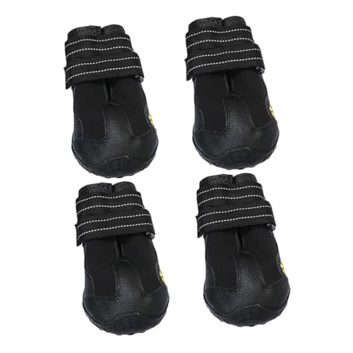 CIYODO 4 Stück Haustierschuhe Hundeschuhe Hündchen Gummi Atmungsaktive Schuhe von CIYODO