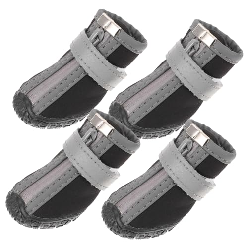 CIYODO 4er Satz Haustier Schuhe Für Hund Zipper Stiefel Outdoor Fußabdeckungen Größe 1 CIYODO 4er Satz Haustier Schuhe Für Hund Zipper Stiefel Outdoor Fußabdeckungen Größe 1 von CIYODO