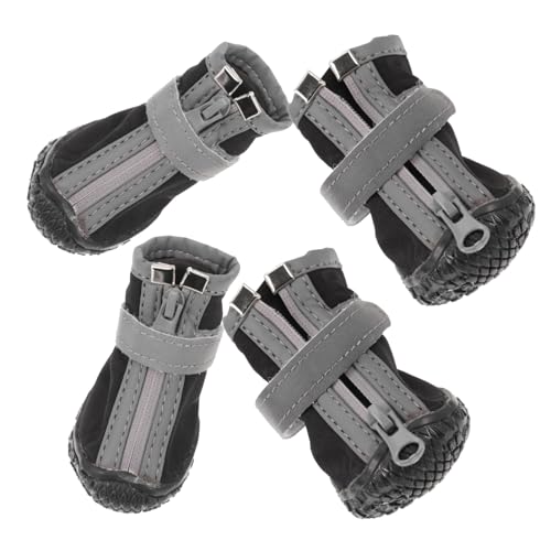 CIYODO 4 Stück Hundestiefeletten Für Kleine Hunde wasserdichte Schuhe Schutzgröße Katzenstiefeletten Hunde Schneestiefeletten Welpenstiefeletten Hundestiefeletten Für Den Winter CIYODO 4 Stück Hundestiefeletten Für Kleine Hunde wasserdichte Schuhe Schutzgröße Katzenstiefeletten Hunde Schneestiefeletten Welpenstiefeletten Hundestiefeletten Für Den Winter von CIYODO