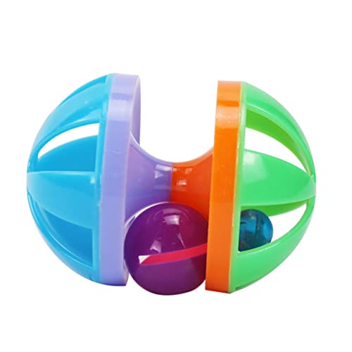CIYODO 4 Stück Katzenball Teiliges Farbenfrohes Bell Ball für Katzen und Kätzchen Stimuliert Fördert und Spaß für Katzen Zufällige Farbe CIYODO 4 Stück Katzenball Teiliges Farbenfrohes Bell Ball für Katzen und Kätzchen Stimuliert Fördert und Spaß für Katzen Zufällige Farbe von CIYODO