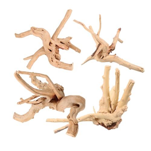 CIYODO 4 Stück Teiliges Aquarium Deko aus Natürlichem Stabile Fish Tank Landschaftsdeko Vielseitige Wurzel Ornamente für Fischbecken Einfach Platzierbar und Attraktiv CIYODO 4 Stück Teiliges Aquarium Deko aus Natürlichem Stabile Fish Tank Landschaftsdeko Vielseitige Wurzel Ornamente für Fischbecken Einfach Platzierbar und Attraktiv von CIYODO
