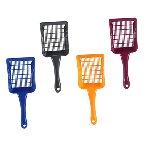 CIYODO 4 Stück Teiliges Katzenstreuschaufel mit Robustem Gelochtem Design für Effektive Ergonomischer Griff für Komfortable Handhabung Geeignet für Kleine Haustiere und CIYODO 4 Stück Teiliges Katzenstreuschaufel mit Robustem Gelochtem Design für Effektive Ergonomischer Griff für Komfortable Handhabung Geeignet für Kleine Haustiere und von CIYODO