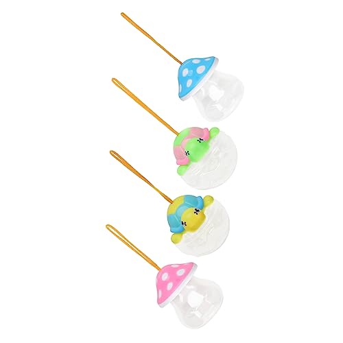 CIYODO 4 Stück Teiliges Mini Aquarium mit Schildkrötenflaschen und Pilzflaschen Tragbar Leicht zu Reinigen Vielseitig Nutzbar als Fischbehälter und Dekoration mit von CIYODO