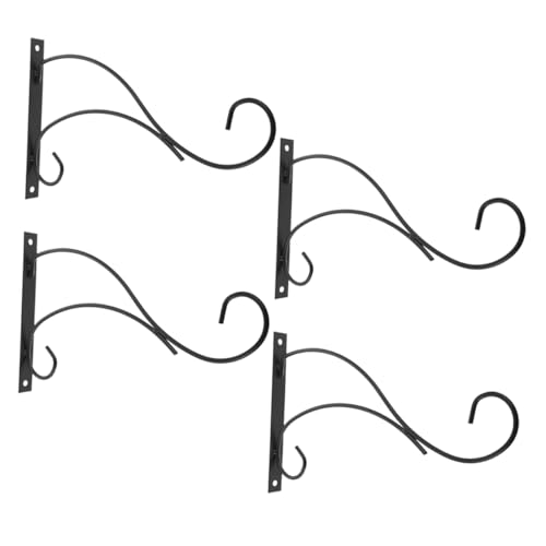 CIYODO 4 Stück Wandmontierte Pflanzenhalterung Metall Blumenampel Haken für Innen Außen zum Aufhängen von Blumentöpfen Vogelhäuschen Laternen und Windspielen Einfache Installation CIYODO 4 Stück Wandmontierte Pflanzenhalterung Metall Blumenampel Haken für Innen Außen zum Aufhängen von Blumentöpfen Vogelhäuschen Laternen und Windspielen Einfache Installation von CIYODO