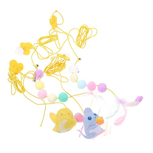 CIYODO 4 Stück lustiges Katzenspielzeug Tür Kätzchen-Spielzeugseil interaktives Kätzchenspielzeug Interaktives für Katzen Interaktives Katzenspielzeug Kätzchen Plüsch CIYODO 4 Stück lustiges Katzenspielzeug Tür Kätzchen-Spielzeugseil interaktives Kätzchenspielzeug Interaktives für Katzen Interaktives Katzenspielzeug Kätzchen Plüsch von CIYODO