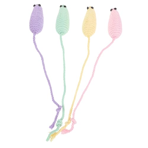 CIYODO 4 Stück spaß The Pleasure tears Backenzahnspielzeug für Haustiere Plüschkatzenspielzeug Spielzeuge Katze, Spielzeug, Katze Indoor-Katzen-Mäuse-Spielzeug Sanft Katze Pack CIYODO 4 Stück spaß The Pleasure tears Backenzahnspielzeug für Haustiere Plüschkatzenspielzeug Spielzeuge Katze, Spielzeug, Katze Indoor-Katzen-Mäuse-Spielzeug Sanft Katze Pack von CIYODO