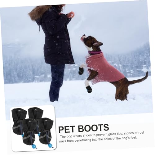CIYODO 4 Stück wasserdichte Hundeschuhe rutschfeste Pfotenschutz Boots für Kleine und Mittlere Hunde Atmungsaktiv und Leicht für Regen und Outdoor Schutz Zufällige Farbe Zufällige Farbe CIYODO 4 Stück wasserdichte Hundeschuhe rutschfeste Pfotenschutz Boots für Kleine und Mittlere Hunde Atmungsaktiv und Leicht für Regen und Outdoor Schutz Zufällige Farbe Zufällige Farbe von CIYODO