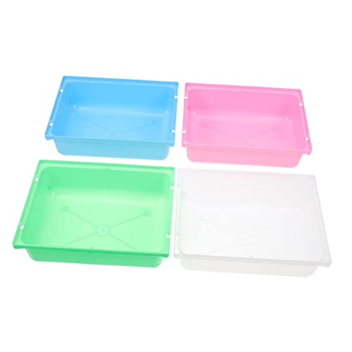CIYODO 4 Stücke Kunststoff Haustierkäfig Bettkatzen Haustier Toiletten Pfannen Poop Tabletts Haustier Käfigbedarf CIYODO 4 Stücke Kunststoff Haustierkäfig Bettkatzen Haustier Toiletten Pfannen Poop Tabletts Haustier Käfigbedarf von CIYODO