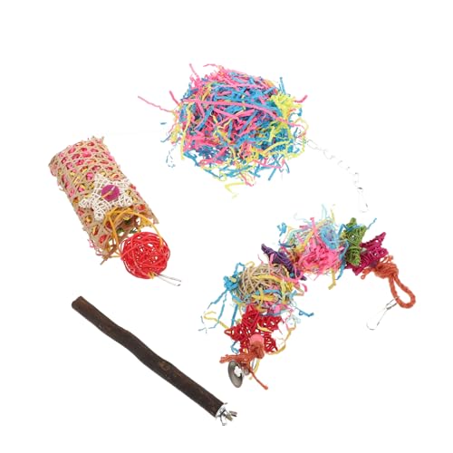 CIYODO 4er-Pack Papageienspielzeug Kau- Und Schleifzubehör Für Vögel Leuchtendes Attraktives Spielzeug Für Die Zähne Sicheres Material Für Dauerhaften Gebrauch Zufällige Farbe CIYODO 4er-Pack Papageienspielzeug Kau- Und Schleifzubehör Für Vögel Leuchtendes Attraktives Spielzeug Für Die Zähne Sicheres Material Für Dauerhaften Gebrauch Zufällige Farbe von CIYODO