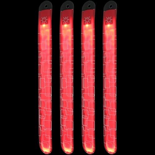 CIYODO 4 Stücke Pferd Bein Wraps Für Nacht Reiten Radfahren Reflektierende Knöchel Bands Handgelenk Armband von CIYODO