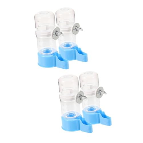 CIYODO 4-teiliges Zubehör für Vogelkäfig, Vogelfutterspender, Wasserspender für Wellensittiche, Futter für Haustiere, Wasserspender für Vögel, Tränke von CIYODO