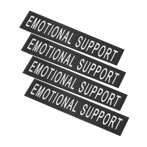 CIYODO 4Stücke Reflektierende Hundewesten Patches für Emotionale Unterstützung Sicherer Schutz bei Nachtwanderungen und Bequem Robust und Langlebig für Haustiergeschirre von CIYODO