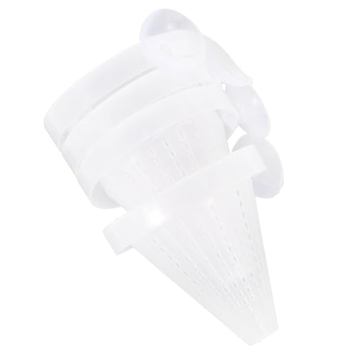 CIYODO 4Stücke Teiliges Aquarium Futtergerät Für Fische Robuster Feeder Mit Saugnäpfen Für Regenwürmer Und Nematoden Für Aquarien Und Garnelenhaltung von CIYODO