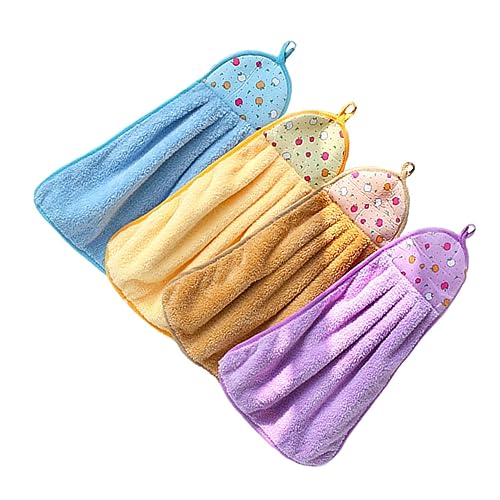 CIYODO 4pcs Pet Dog Handtuch Stark Wasserabsorbierendes Badetuch Schnelltrocknende Decke Pet Cat Waschlappen (Random Style) von CIYODO