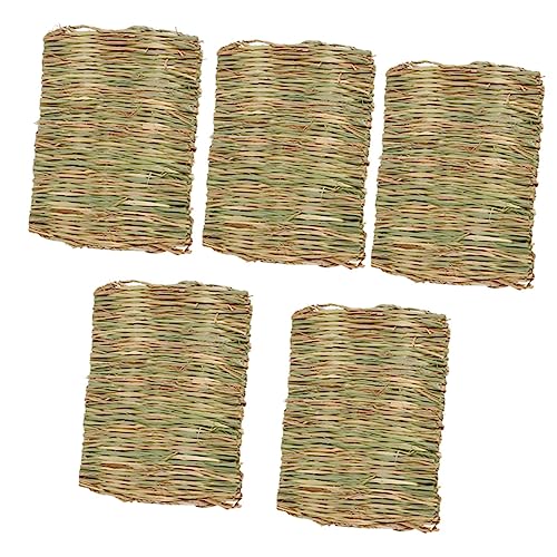 CIYODO - 5er-Pack Grasmatten Einstreu Für Kleintiere Zum Kauen Und Zähneknirschen Ideal Für Kaninchen Hamster CIYODO - 5er-Pack Grasmatten Einstreu Für Kleintiere Zum Kauen Und Zähneknirschen Ideal Für Kaninchen Hamster von CIYODO