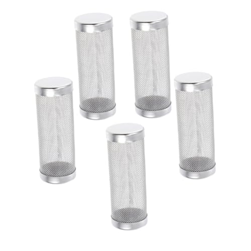CIYODO 5 Stück Edelstahl Aquarium Filter Mesh Abdeckung Zylindrisches Netz mit Innendurchmesser Schutz für Fischbecken Ansaugfilter Feines Netz für Garnelen und Jungfische Langlebig und CIYODO 5 Stück Edelstahl Aquarium Filter Mesh Abdeckung Zylindrisches Netz mit Innendurchmesser Schutz für Fischbecken Ansaugfilter Feines Netz für Garnelen und Jungfische Langlebig und von CIYODO