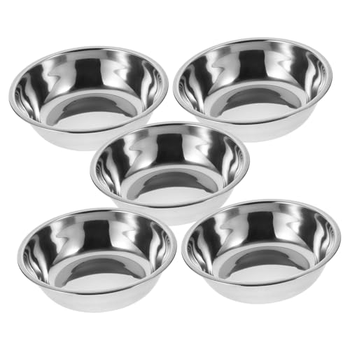 CIYODO 5 Stück Edelstahl Hundefutternapf Hundenäpfe Katzennäpfe Erhöhter Edelstahl Katzennapf Tierfutterspender Futterspender Erhöhter Katzennapf Katzenfutterbehälter Pfanne CIYODO 5 Stück Edelstahl Hundefutternapf Hundenäpfe Katzennäpfe Erhöhter Edelstahl Katzennapf Tierfutterspender Futterspender Erhöhter Katzennapf Katzenfutterbehälter Pfanne von CIYODO