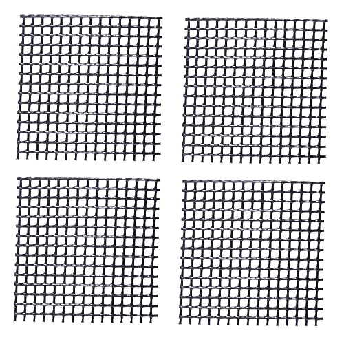 CIYODO 50 Stück Kunststoff Blumenkübel Gittermatte für Drainage Atmungsaktive Unterlage zur Vermeidung von Erdverlust Wiederverwendbar und Langlebig für Pflanzenpflege und Topfpflanzen von CIYODO