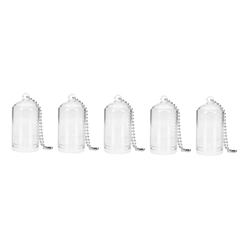 CIYODO Hängende Mini-Terrarium- Schlüsselanhänger Flasche Edelsteinhalter Leere Landschaft Für von CIYODO