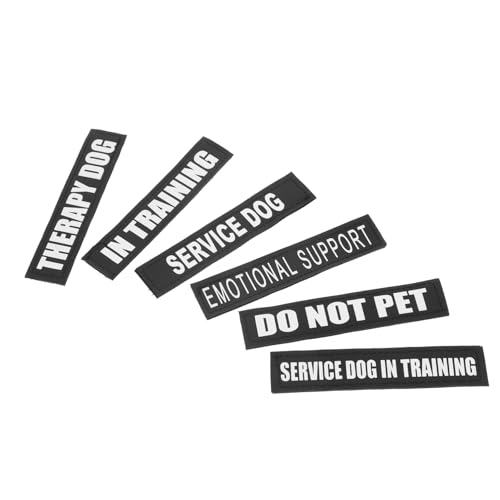 CIYODO Dekorative Aufkleber für Hundewesten 6 Paar reflektierende Klebstoffe für Geschirrwesten für das tägliche und gelegentliche Tragen von Haustieren CIYODO Dekorative Aufkleber für Hundewesten 6 Paar reflektierende Klebstoffe für Geschirrwesten für das tägliche und gelegentliche Tragen von Haustieren von CIYODO