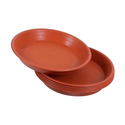 CIYODO 6 Stück Pflanztopf Untersetzer Rund Terracotta Farbige Tropfschalen Kunststoff für Zimmerpflanzen und Blumentöpfe Schützt Möbel vor Wasser und Sorgt für Einfache Pflanzenpflege CIYODO 6 Stück Pflanztopf Untersetzer Rund Terracotta Farbige Tropfschalen Kunststoff für Zimmerpflanzen und Blumentöpfe Schützt Möbel vor Wasser und Sorgt für Einfache Pflanzenpflege von CIYODO