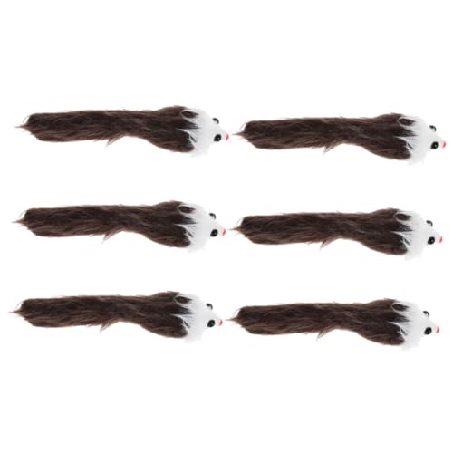 CIYODO Plüsch-katzenspielzeug-Set 6er-Pack Realistische Mäuse Quietschspielzeug Interaktives Katzenspielzeug Für Den Innenbereich Weiche Plüschmäuse Für Kätzchenspaß Und Bewegung CIYODO Plüsch-katzenspielzeug-Set 6er-Pack Realistische Mäuse Quietschspielzeug Interaktives Katzenspielzeug Für Den Innenbereich Weiche Plüschmäuse Für Kätzchenspaß Und Bewegung von CIYODO