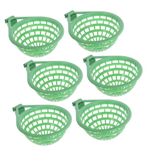 CIYODO 6pcs Taubennistschüssel Vogel Schlüpfenschüssel Vogel Nester Kunststoff Hohl Hängende Käfig Eier Schlüpfende Werkzeug Für Tauben Vogel Verschachtelung von CIYODO