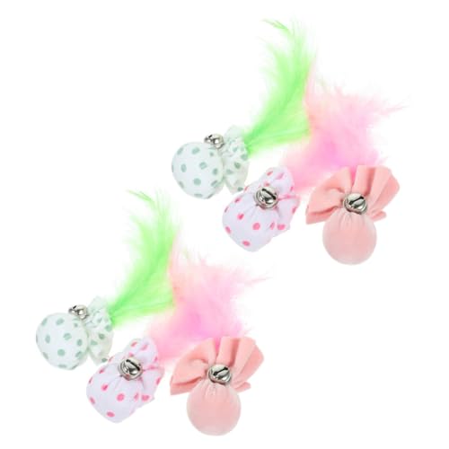 CIYODO Spielzeug Mit Glöckchen-plüschdekor Für Hauskatzen 6er-Pack CIYODO Spielzeug Mit Glöckchen-plüschdekor Für Hauskatzen 6er-Pack von CIYODO