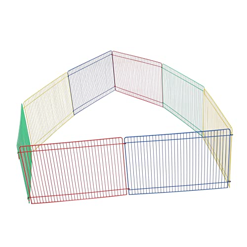 CIYODO 8Stücke Teiliges Laufstall Für Kleine Haustiere Hamster Und Meerschweinchen Auslauf Paneele Für Haltung Kleintieren von CIYODO