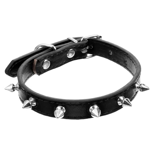 CIYODO Lederspiked Hundehalsband Für Kleine Und Große Hunde Verstellbar Mit Nieten Für Und Haustierpartys Design Langlebig Und Robust von CIYODO