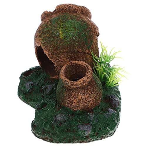 CIYODO Aquarium Deko Garnelenhöhle aus Sicherem Harz mit Stabilem Boden Natürliches Versteck für Fische und Garnelen Langlebiges Aquarium Ornament für Zucht und Dekoration CIYODO Aquarium Deko Garnelenhöhle aus Sicherem Harz mit Stabilem Boden Natürliches Versteck für Fische und Garnelen Langlebiges Aquarium Ornament für Zucht und Dekoration von CIYODO