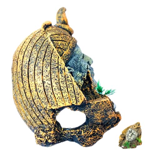 CIYODO Aquarium Dekoration aus Resin Ägyptischer Statue für Fischbecken als Versteck und Langlebig und Wassersicher Vielseitig Einsetzbar für Garten oder Aquarium von CIYODO