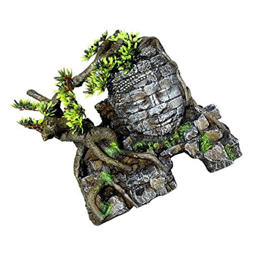 CIYODO Aquarium Ornament Buddha Castle Dekoration für Aquarien Bietet Fischschutz und eine Lebendige Unterwasserlandschaft Geeignet für Aquarien und Terrarien CIYODO Aquarium Ornament Buddha Castle Dekoration für Aquarien Bietet Fischschutz und eine Lebendige Unterwasserlandschaft Geeignet für Aquarien und Terrarien von CIYODO
