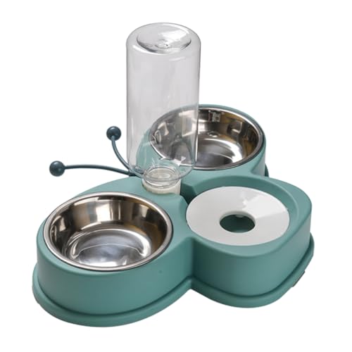 CIYODO Automatischer Trinkwasserfuttermittel Hund füttern katzenfutter Haustierfutterhäuschen Autogäste -Design -Wasserfuttermittel Futterstation für Haustiere das Haustier Grün CIYODO Automatischer Trinkwasserfuttermittel Hund füttern katzenfutter Haustierfutterhäuschen Autogäste -Design -Wasserfuttermittel Futterstation für Haustiere das Haustier Grün von CIYODO