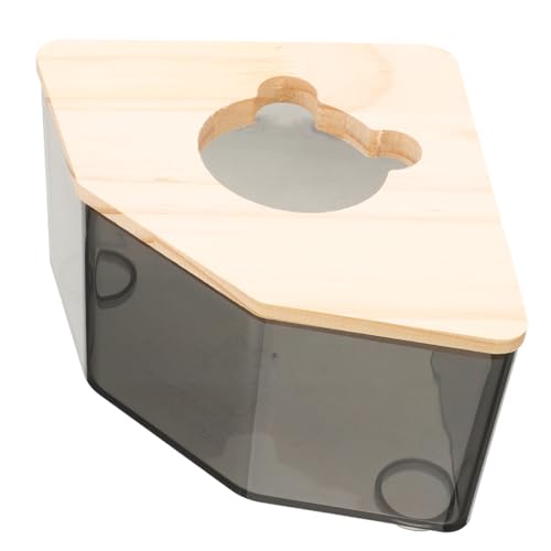 CIYODO Badezimmerzubehör für Hamster Chinchilla-Staubbadbehälter Hamster Sand Badezimmer Hamster Badesand Toilette badewanne Sandbad für Hamster Hamsterbad Sandzimmer Hamstersand Acryl von CIYODO
