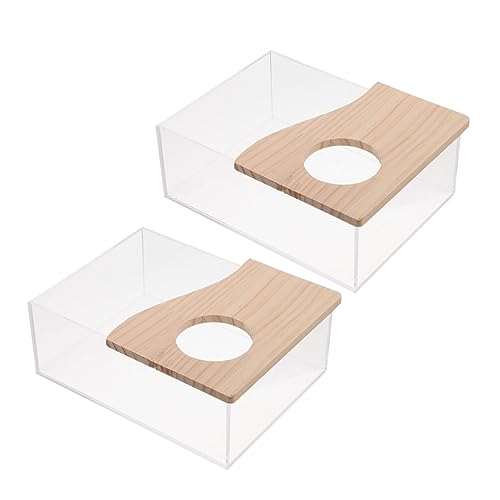 CIYODO Chinchilla Badewannen Aus Strapazierfähigem Klarem Transparente Sandbadbehälter Für Haustiere Ideal Für Chinchillas Halb Abgedeckt CIYODO Chinchilla Badewannen Aus Strapazierfähigem Klarem Transparente Sandbadbehälter Für Haustiere Ideal Für Chinchillas Halb Abgedeckt von CIYODO