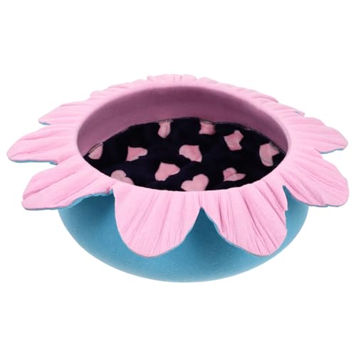 CIYODO Chrysanthemennest Katzenbett Aus Leinen Modern Plüsch Drinnen Blume Katzenbetten Haustierbett Runden Für Katzennest Katze Schlafkissen Hallo Form Filzstoff Blau Zufällige Farbe CIYODO Chrysanthemennest Katzenbett Aus Leinen Modern Plüsch Drinnen Blume Katzenbetten Haustierbett Runden Für Katzennest Katze Schlafkissen Hallo Form Filzstoff Blau Zufällige Farbe von CIYODO