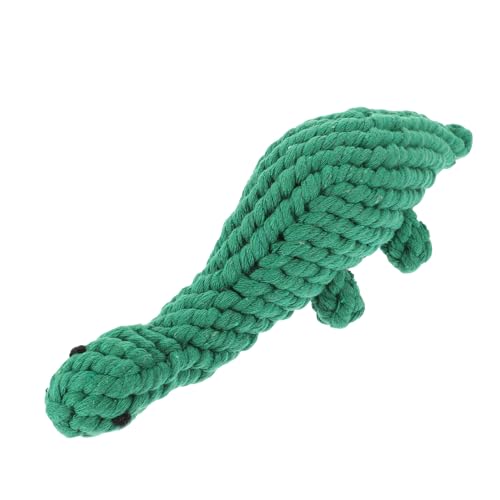 CIYODO Dinosaurierförmiger Hund Bittierspielzeug klein Hundespielzeug Backenzähne Hundezahlerspielzeug Hundekauspielzeug Kauspielzeug zum Zahnen von Welpen Baumwollseil Grün CIYODO Dinosaurierförmiger Hund Bittierspielzeug klein Hundespielzeug Backenzähne Hundezahlerspielzeug Hundekauspielzeug Kauspielzeug zum Zahnen von Welpen Baumwollseil Grün von CIYODO