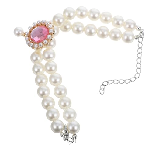 CIYODO Doppellagige Perlen Halskette für und Hunde Verstellbares mit Eleganten Charms für Stilvolle Haustiere Langlebig und Komfortabel CIYODO Doppellagige Perlen Halskette für und Hunde Verstellbares mit Eleganten Charms für Stilvolle Haustiere Langlebig und Komfortabel von CIYODO