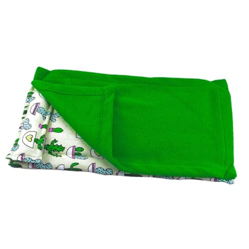 CIYODO Echsen warm warmes Schlafbett Reptil drinnen für Heu Rattenstreu Schlafsack entzückendes Haustiernest Warmhaltende Haustiermatte tierische Schlafunterlage Stoff von CIYODO