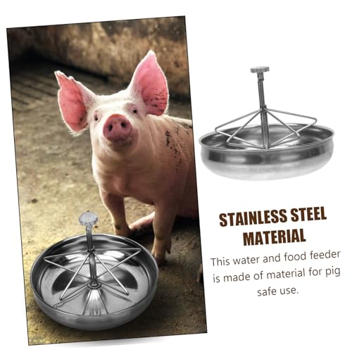 CIYODO Edelstahl Ferkel Futtertrog mit Einzigartiger Abteilstruktur Langlebig Verformungsfest Leicht zu Reinigen Praktischer Futterspender für Schweineaufzucht Kleines Modell CIYODO Edelstahl Ferkel Futtertrog mit Einzigartiger Abteilstruktur Langlebig Verformungsfest Leicht zu Reinigen Praktischer Futterspender für Schweineaufzucht Kleines Modell von CIYODO