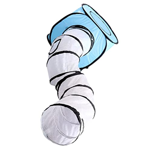 CIYODO Faltbarer Katzentunnel S Form Interaktives für Katzen Blauer Spieltunnel Platzsparendes Design für Drinnen und Draußen CIYODO Faltbarer Katzentunnel S Form Interaktives für Katzen Blauer Spieltunnel Platzsparendes Design für Drinnen und Draußen von CIYODO