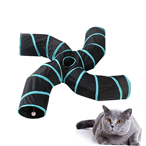 CIYODO Faltbarer Katzentunnel für Katzen Interaktives Tunnel für Haustiere Platzsparend und Kreativ Design für Endlosen Spielspaß für Kleine Katzen und Kitten CIYODO Faltbarer Katzentunnel für Katzen Interaktives Tunnel für Haustiere Platzsparend und Kreativ Design für Endlosen Spielspaß für Kleine Katzen und Kitten von CIYODO